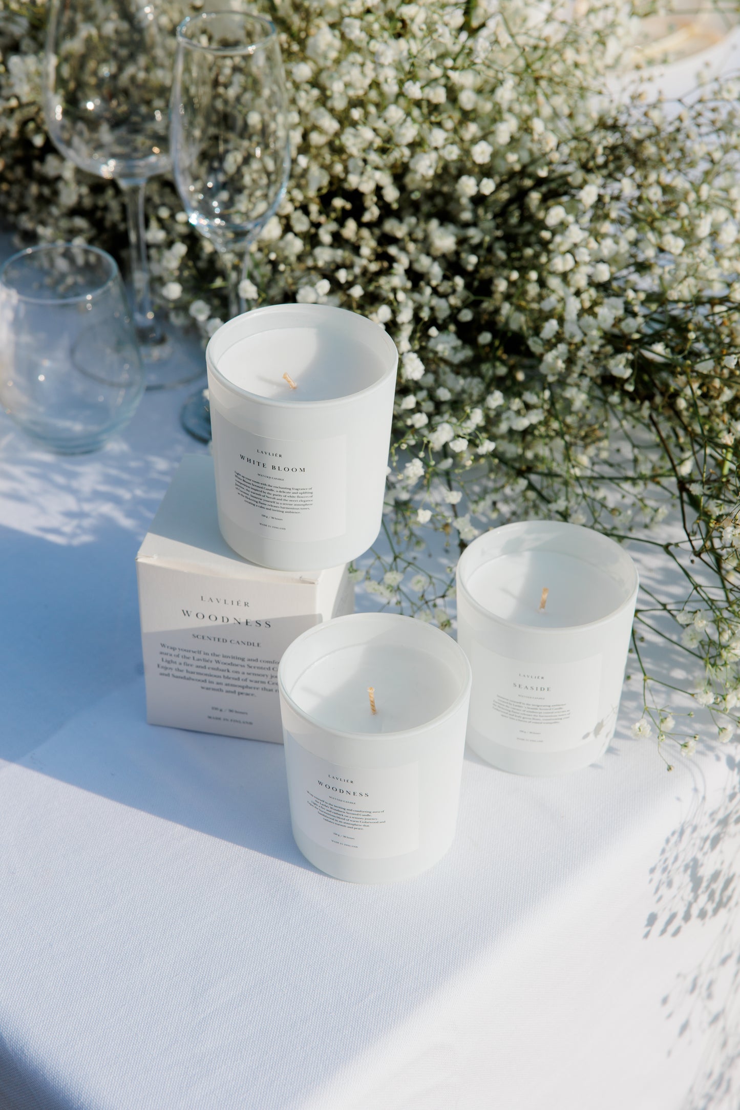 Tuoksukynttilä WHITE BLOOM 150 g