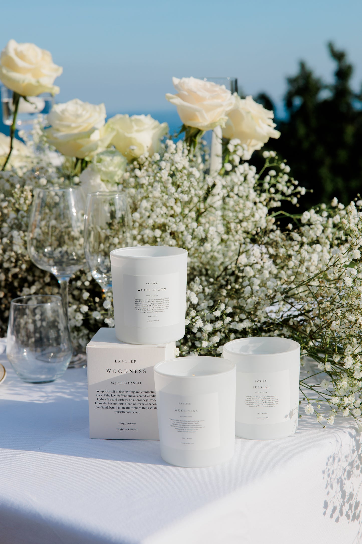 Tuoksukynttilä WHITE BLOOM 150 g
